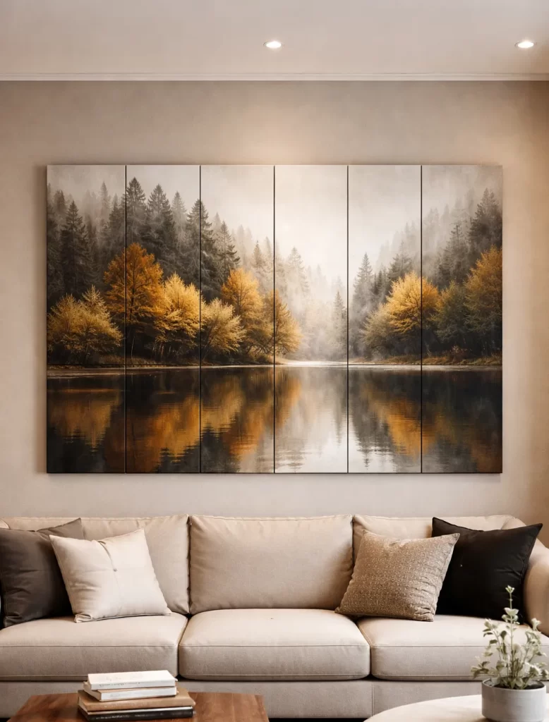 Akoestisch schilderij voor de woonkamer